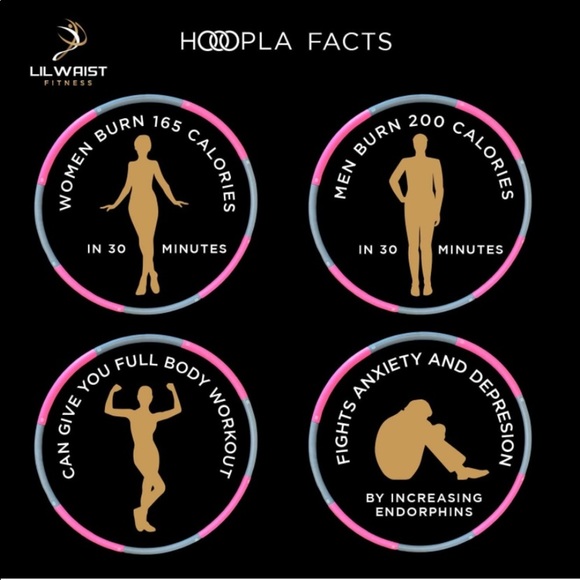 Weighted Hula Hoops - Exercise Hula Hoop - Picture 6 of 7